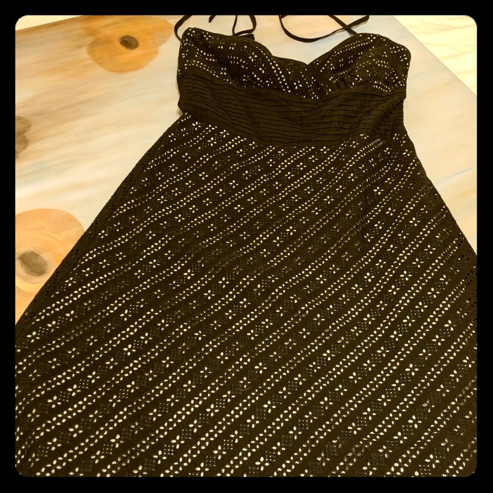 White House Black Market Black &White Dress